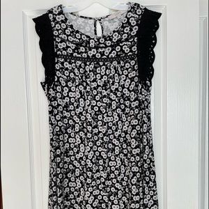 LOFT flower print swing dress. NWOT